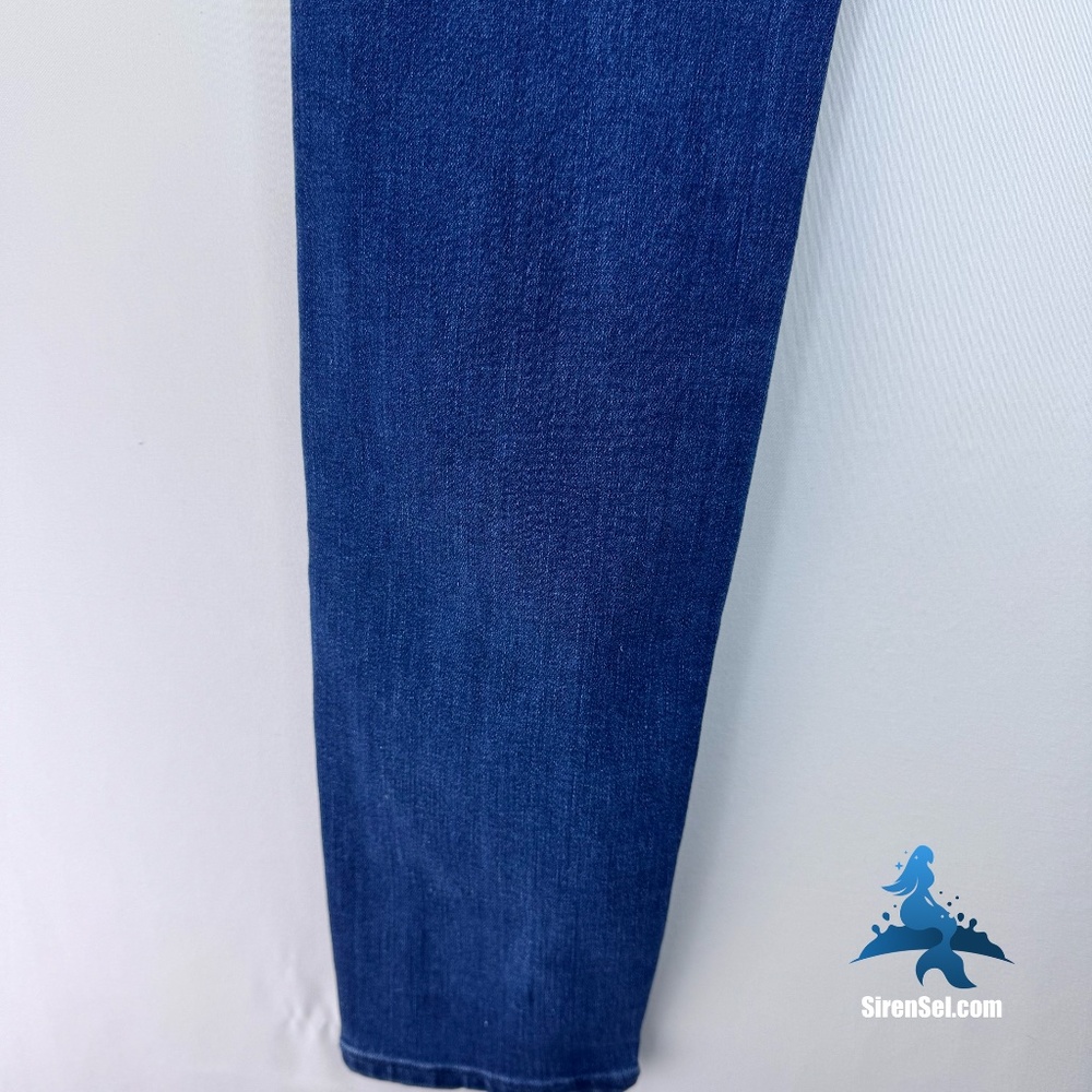 1233 7 For All Mankind Gwenevere Skinny Jeans - Size 30 - Blue - Picture 12 of 16